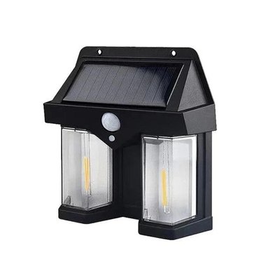 Ліхтар на сонячній батареї з датчиком руху Solar Wall Lamp COBA CB-228 CB228 фото