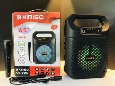 Активна підлогова колонка KIMISO QS-3607 з мікрофоном QS3607 фото