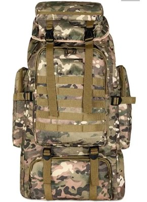 Водонепроникний тактичний рюкзак, військовий рюкзак 4 в 1 КАМУФЛЯЖ 80 л XAK80 фото