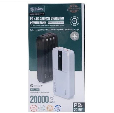 Універсальний Power Bank Inkax PBQ-0920000mAh QC3.0 22.5W PBQ09 фото