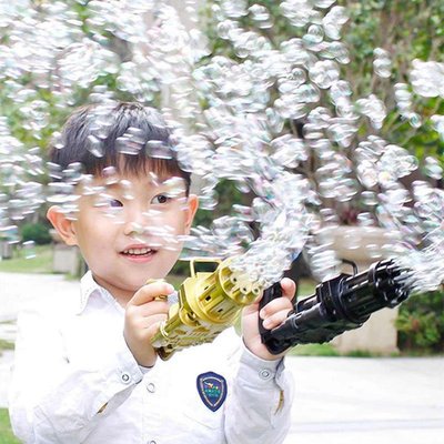 Дитячий пістолет для бульбашок Gatling, літня автоматична машина для мильних бульбашок 99910282 фото