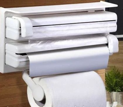 Кухонный органайзер для бумажных полотенец, пищевой пленки и фольги Triple Paper Dispenser Disp5 фото