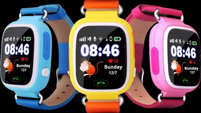 Смарт-годинник дитячий UWatch Q90 GPS контроль дзвінки повідомлення SOS Wi-Fi 9242-90 фото