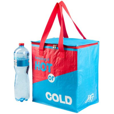 Термосумка, сумка-холодильник 32х20х35 см 22 л Sannen Cooler Bag Червоно-синя DT4244 DT4244 фото