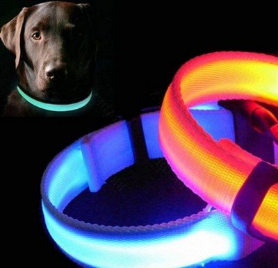 Нашийник LED світний вузький для невеликих собак і кішок 0.5 м Синій, Червоний, Зелений 3811176С фото