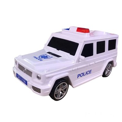 УЦЕНКА. Дитячий сейф із кодом і відбитком пальця у формі "Машина поліції Гелендваген" 2106-1 (погана коробка 206) NO206 фото