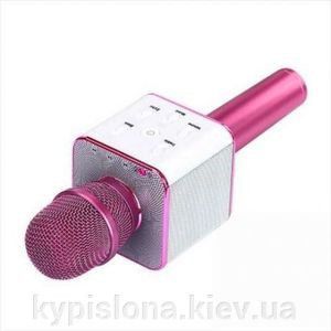 Bluetooth-мікрофон для караоке Q7 Блютуз мікро + ЧОХОЛ Чорний 3811141 фото