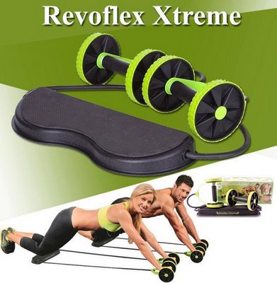 Тренажер Revoflex Xtreme для всього тіла! 40 упражнений! Роликовий тренажер 09224033 фото