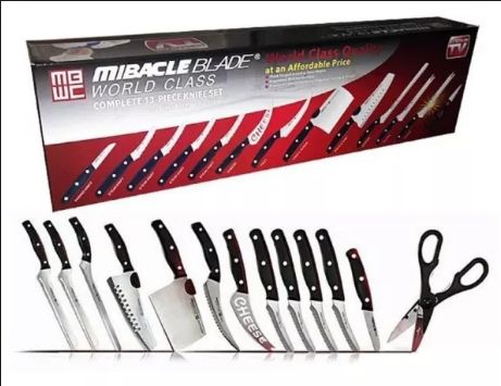 Набір професійних кухонних ножів Miracle Blade 13 в 1 3811199 фото