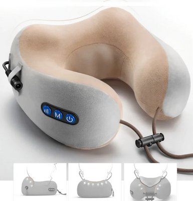 Масажна подушка для шиї U-shaped massage pillow 29451 фото