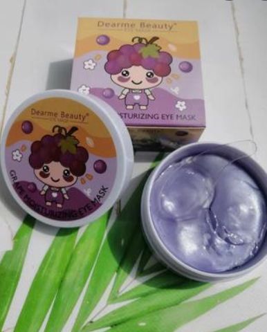 Гідрогелеві патчі для очей Dearme Beauty Grape moisturising eye mask S3081 фото